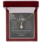 To My Wife Alluring Beauty Necklace Gift Ideas For Her Anniversary Birthday Valentine's Day