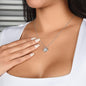 To My Girlfriend Love Knot Necklace Gift For Her Anniversary Birthday Valentine's Day