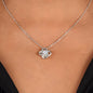 To My Girlfriend Love Knot Necklace Gift For Her Anniversary Birthday Valentine's Day