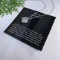 To My Girlfriend Love Knot Necklace Gift For Her Anniversary Birthday Valentine's Day