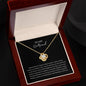 To My Girlfriend Love Knot Necklace Gift For Her Anniversary Birthday Valentine's Day