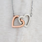 To My Wife Interlocking Hearts Necklace Gift Ideas For Her Anniversary Birthday Valentine's Day