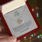 To My Wife Interlocking Hearts Necklace Gift Ideas For Her Anniversary Birthday Valentine's Day